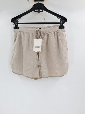 NWT Zara Shorts Womens Small The Caroline 2.5" Linen Drawcord Pockets summer